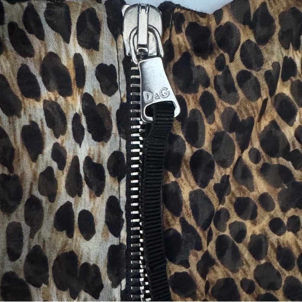 Dolce & Gabbana Silk Animal Print Top - Picture 8 of 12